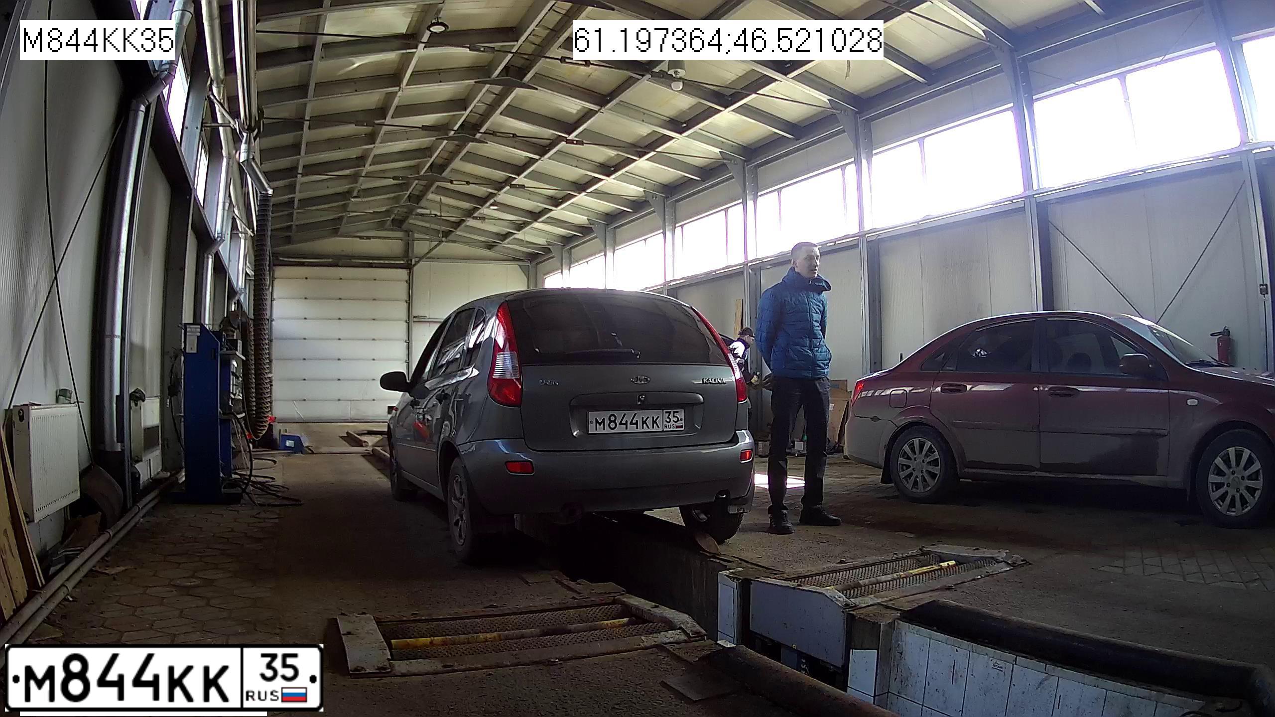 Фото автомобиля LADA 1119 KALINA, 2008 — госномер М844КК35. Цвет: ТЕМНО-СЕРЫЙ МЕТАЛЛИК