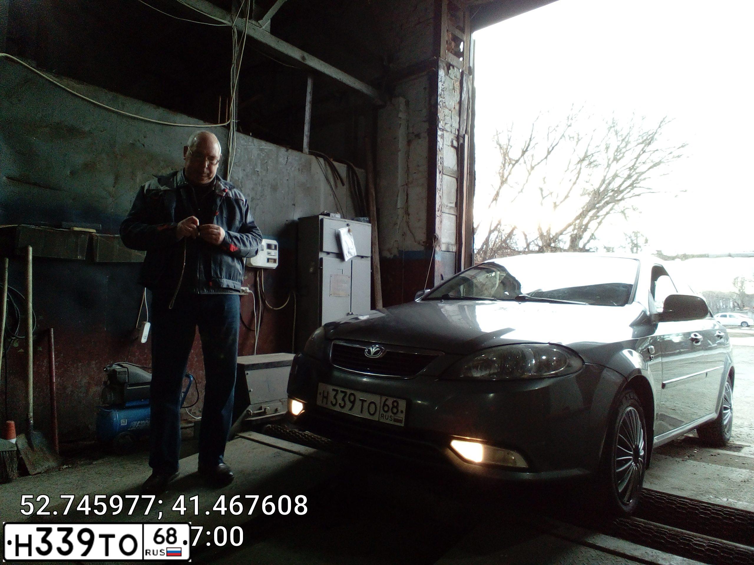 Фото автомобиля DAEWOO GENTRA, 2014 — госномер Н339ТО68. Цвет: ТЕМНО-СЕРЫЙ