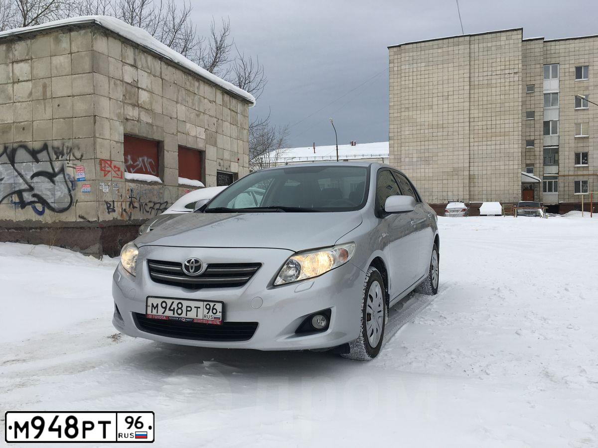 Фото автомобиля TOYOTA COROLLA, 2008 — госномер М948РТ96. Цвет: СВЕТЛО-СЕРЫЙ