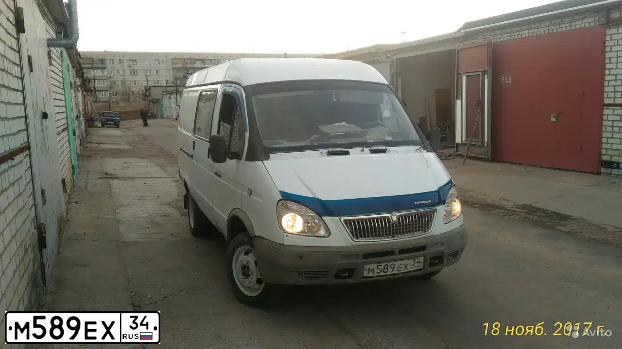 Фото автомобиля GAZ 2705 EL, 2004 — госномер М589ЕХ34. Цвет: Белый