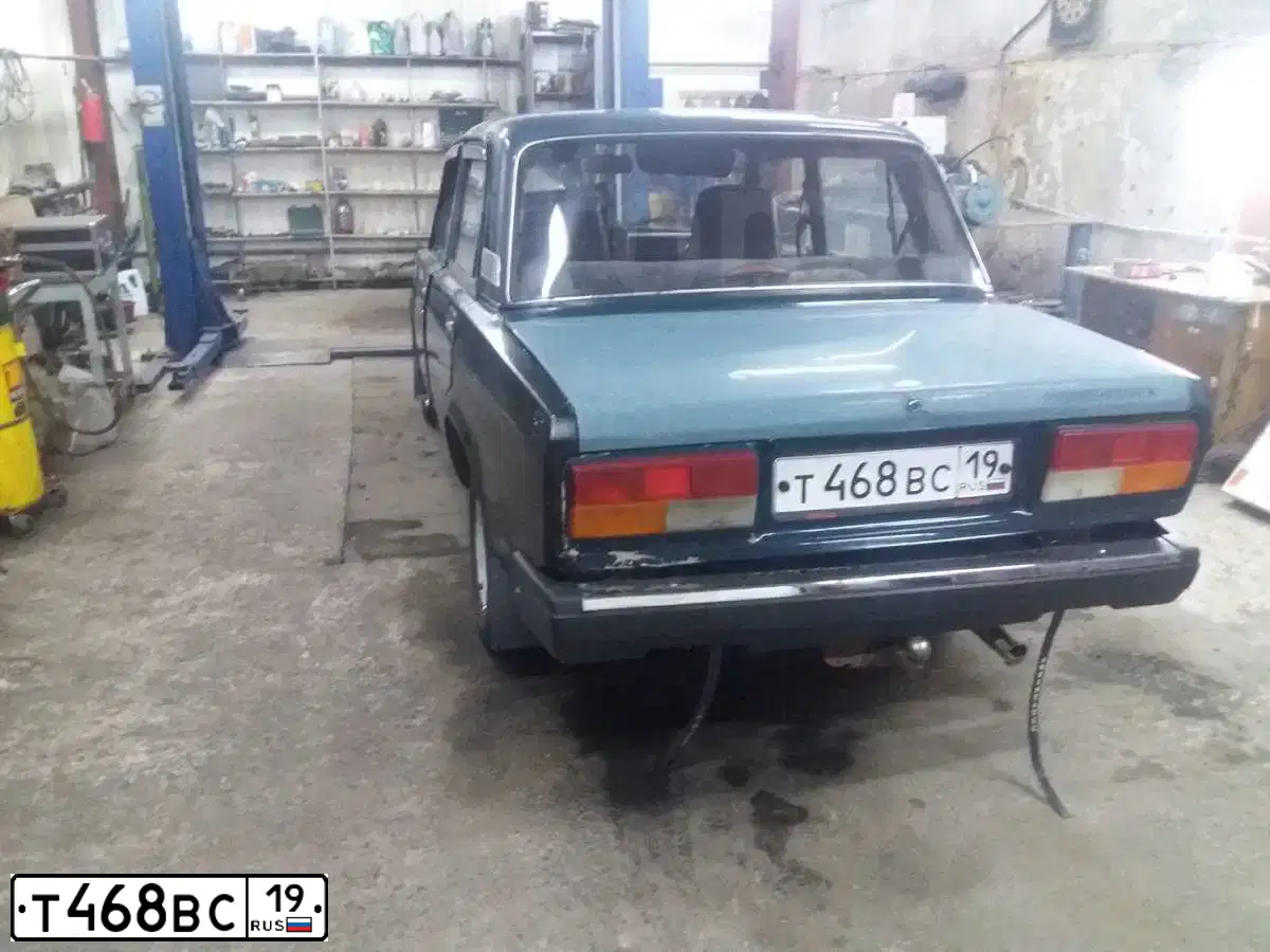 Фото автомобиля LADA 2107 LADA, 1999 — госномер С737АТ19. Цвет: ЗЕЛЕНЫЙ