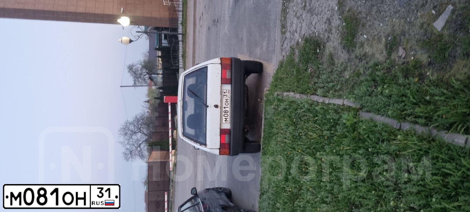 Фото автомобиля LADA 2109 SAMARA, 1996 — госномер М081ОН31. Цвет: Белый