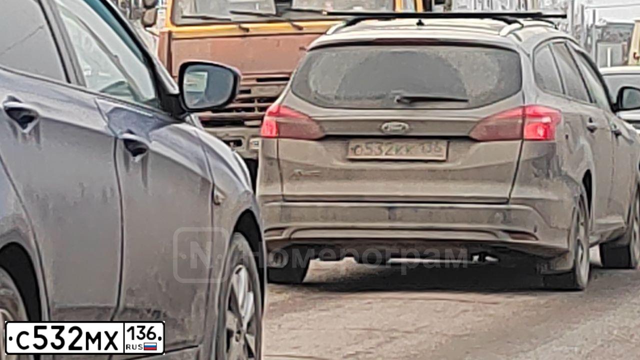 Фото автомобиля KIA CEE'D, 2009 — госномер С532МХ136. Цвет: ЧЕРНЫЙ ПЕРЛАМУТР