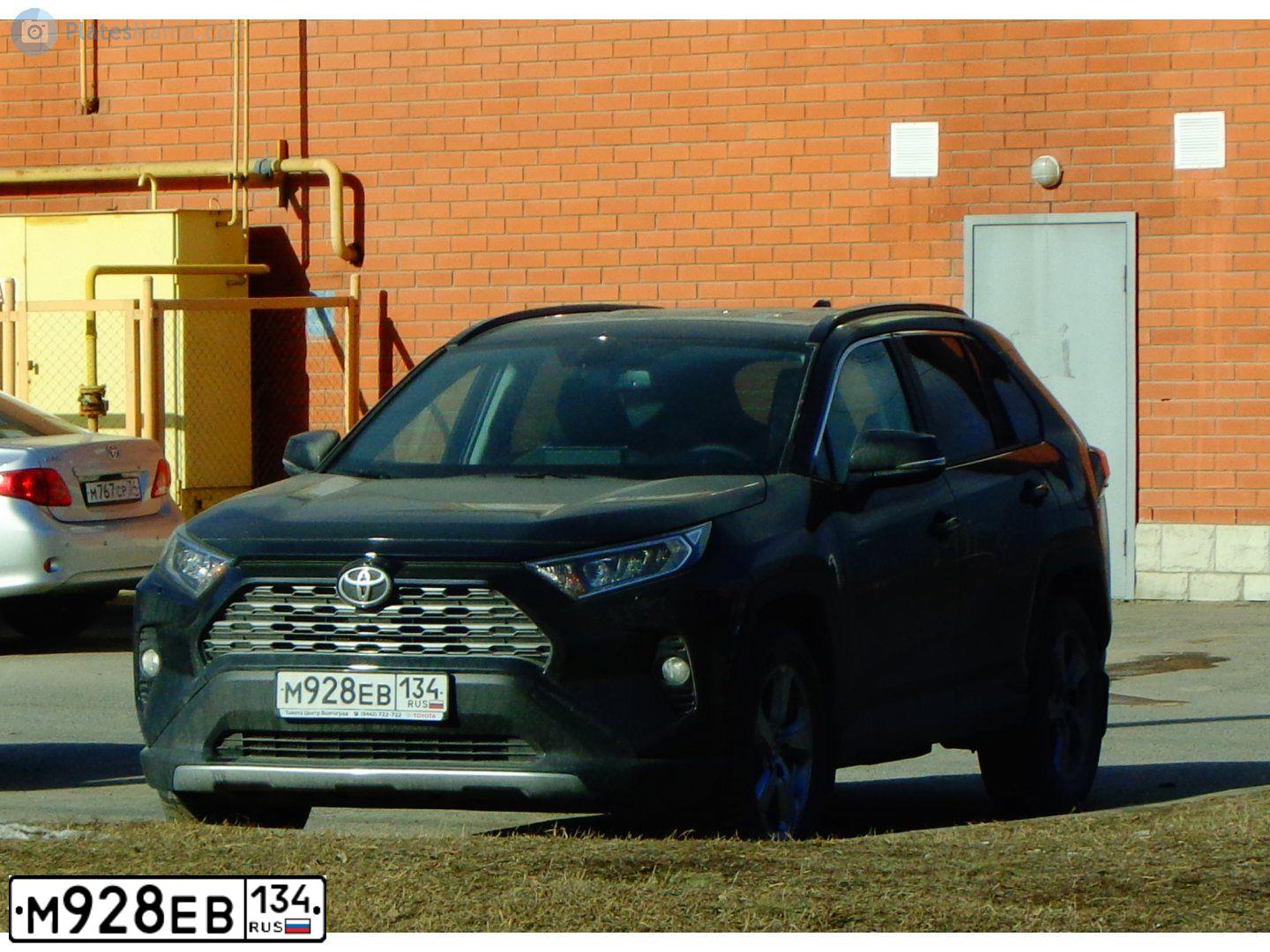 Фото автомобиля TOYOTA RAV4, 2020 — госномер Н187МТ134. Цвет: ЧЕРНЫЙ