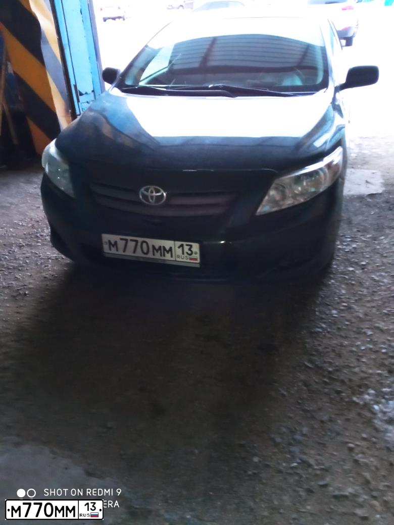 Фото автомобиля TOYOTA Corolla, 2008 — госномер М770ММ13