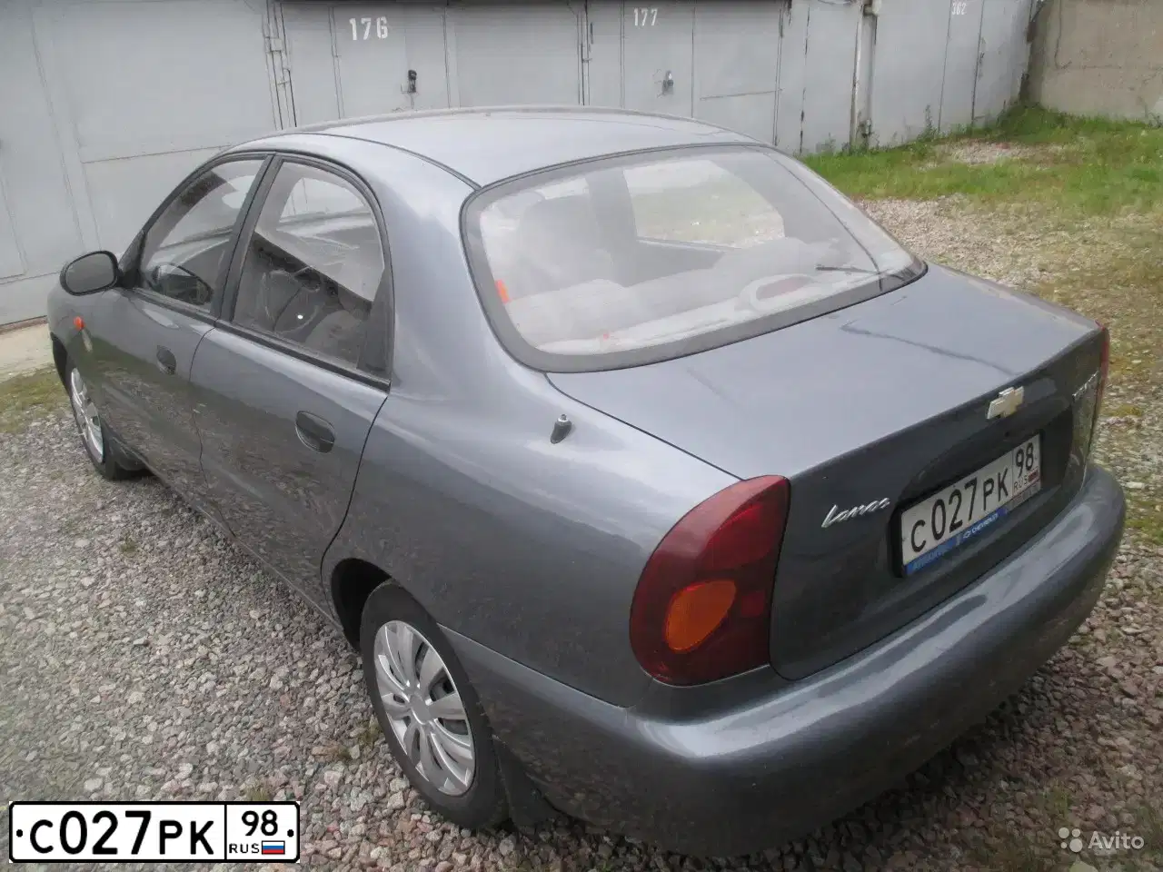 Фото автомобиля ZAZ Z LANOS, 2007 — госномер С027РК98. Цвет: Серый