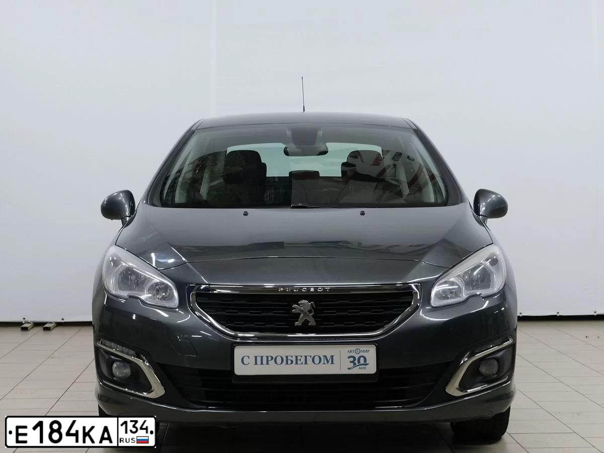Фото автомобиля PEUGEOT 408, 2017 — госномер К298МС193. Цвет: Серый