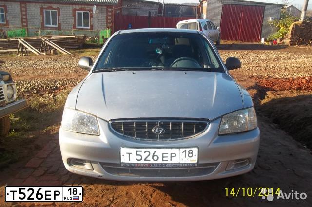 Фото автомобиля TAGAZ ACCENT, 2004 — госномер Т526ЕР18. Цвет: СЕРЕБРИСТЫЙ