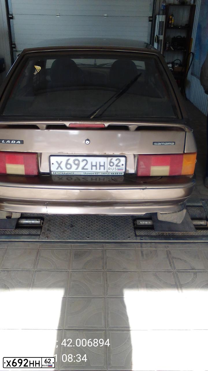 Фото автомобиля LADA 2114 SAMARA, 2008 — госномер Х692НН62. Цвет: БЕЖЕВО-КОРИЧНЕВЫЙ