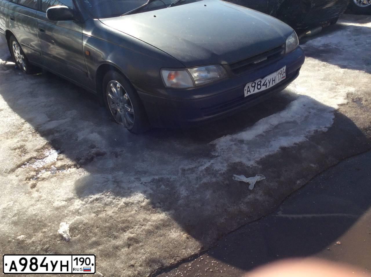 Фото автомобиля TOYOTA CALDINA, 1993 — госномер А984УН190