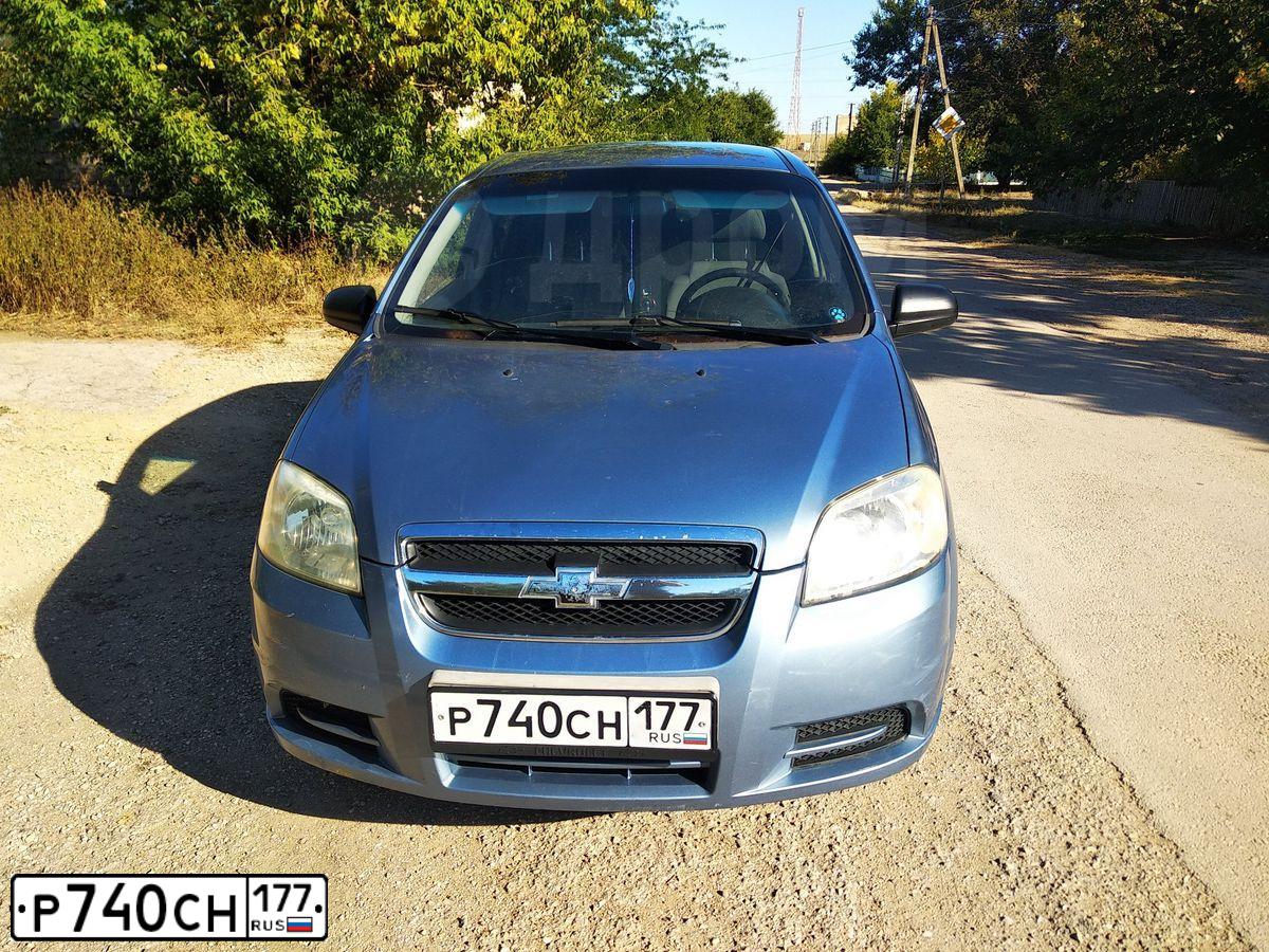Фото автомобиля CHEVROLET AVEO, 2007 — госномер Р740СН177