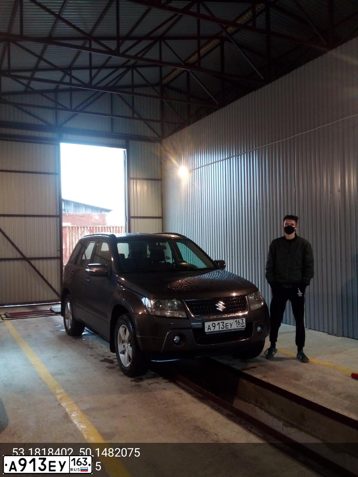 Фото автомобиля SUZUKI GRAND VITARA, 2008 — госномер М534УЕ82. Цвет: СЕРЫЙ