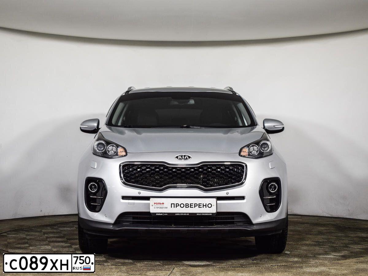 Фото автомобиля KIA SPORTAGE, 2016 — госномер М876КА790. Цвет: СЕРЕБРИСТЫЙ