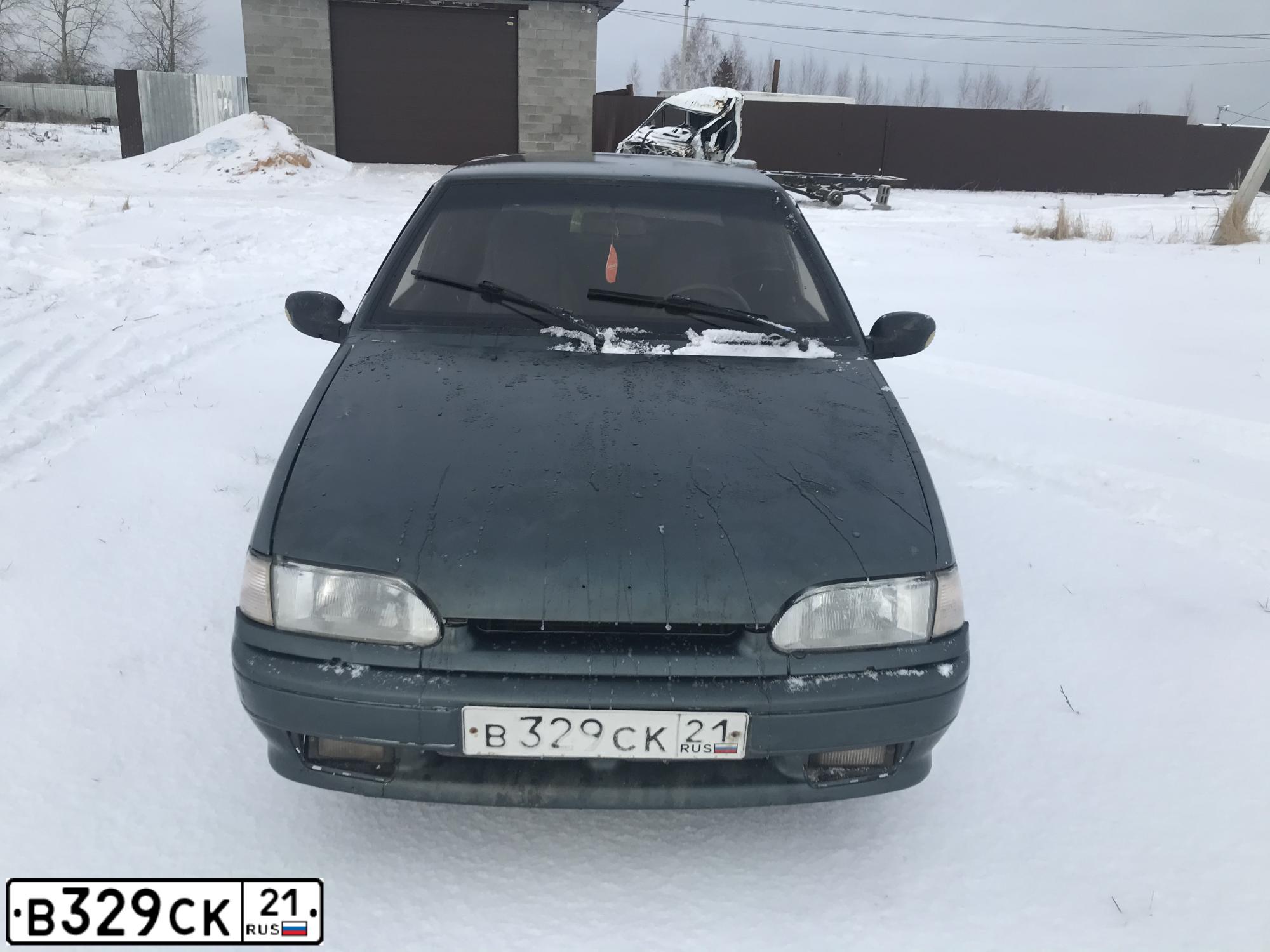 Фото автомобиля LADA 2114 SAMARA, 2009 — госномер В329СК21. Цвет: СИНЕ-ЗЕЛЕНЫЙ