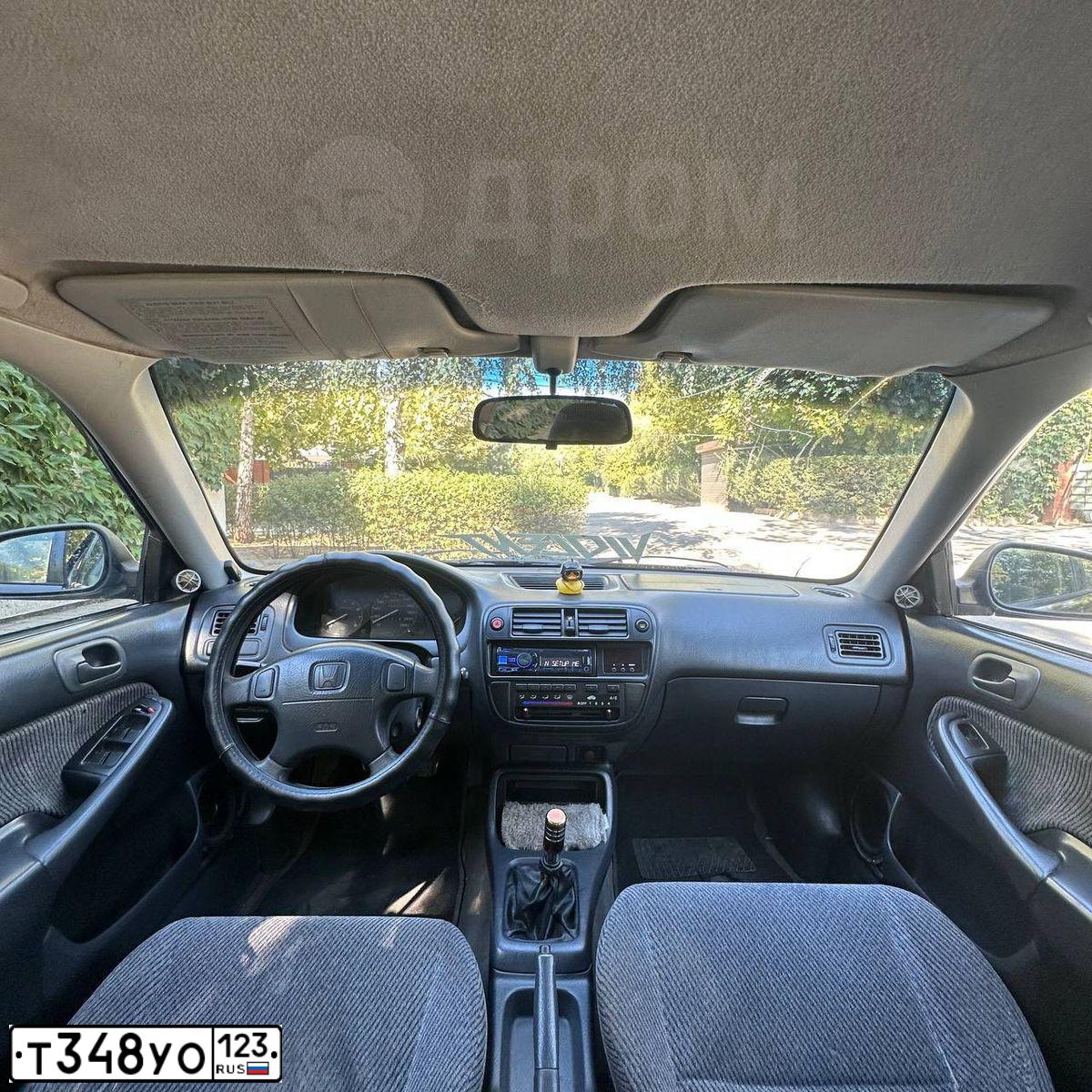 Фото автомобиля HONDA CIVIC, 1998 — госномер Т357ОХ90. Цвет: ЧЕРНЫЙ