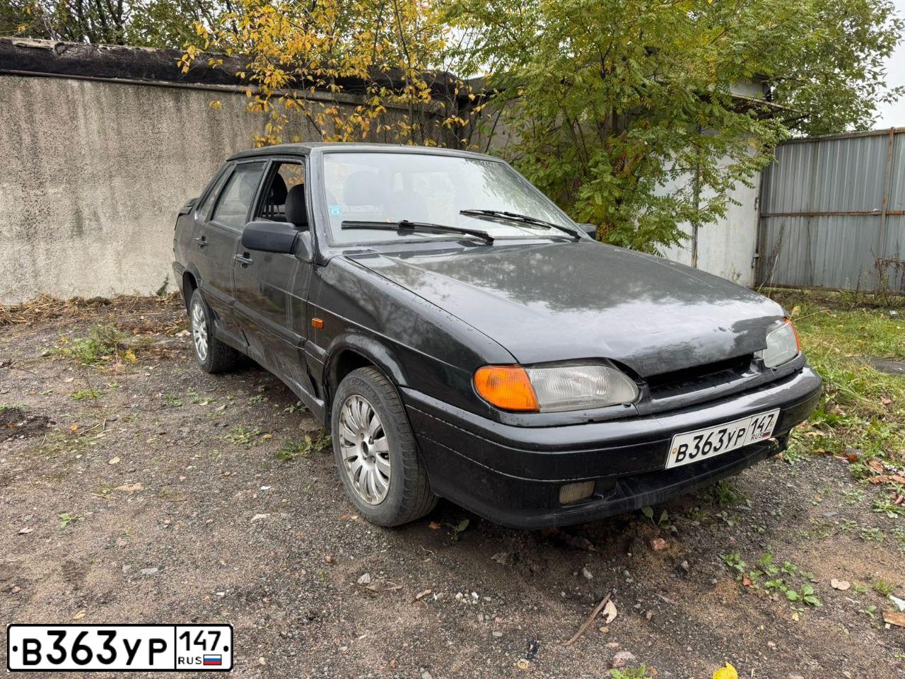 Фото автомобиля LADA 2115 SAMARA, 2007 — госномер В363УР147. Цвет: ГРАФИТОВЫЙ М ЕТАЛИК