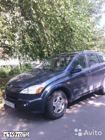 Фото автомобиля SSANGYONG KYRON, 2007 — госномер К149УО197. Цвет: Серый