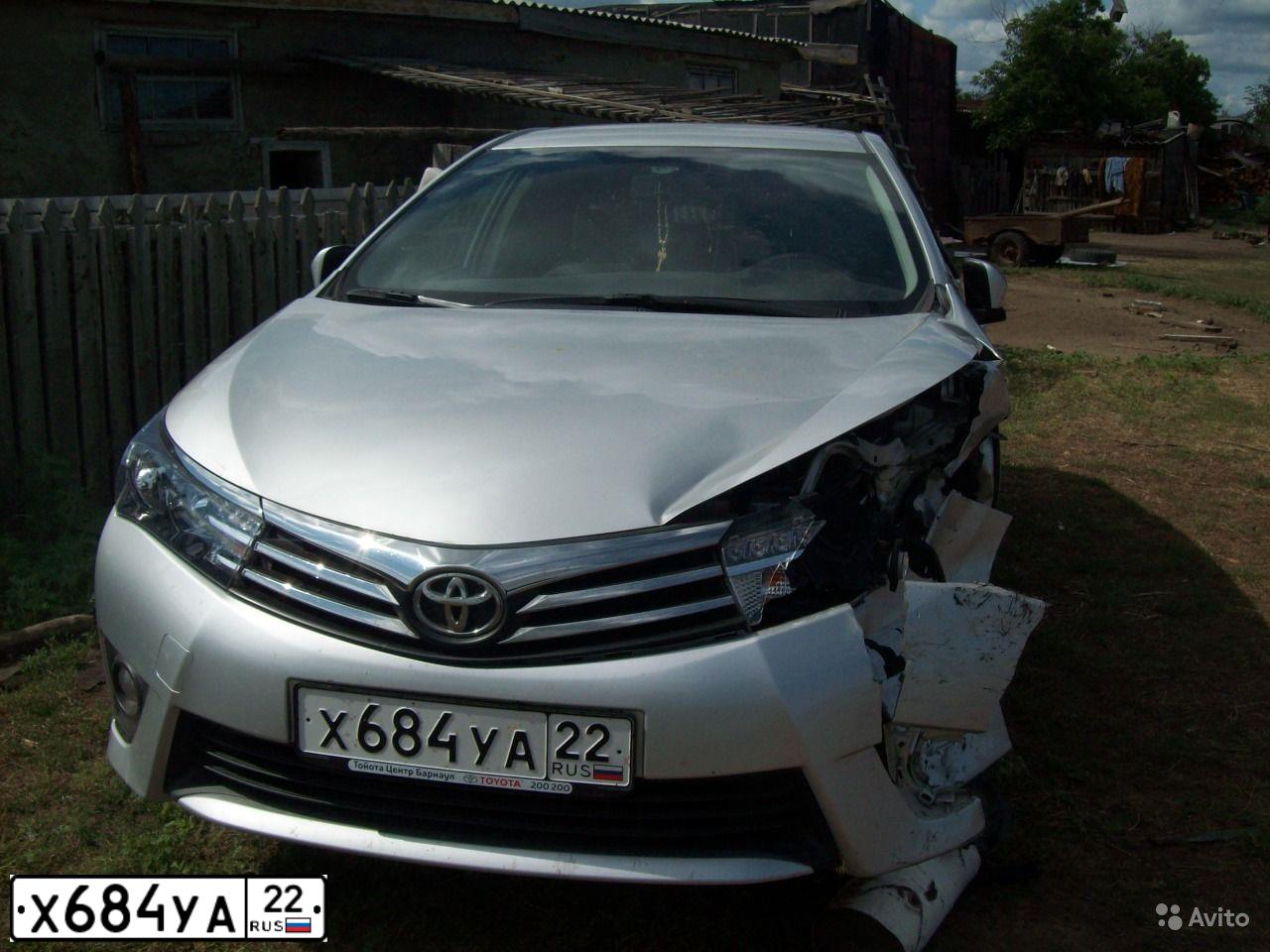 Фото автомобиля TOYOTA COROLLA, 2013 — госномер Х684УА22. Цвет: СЕРЕБРИСТЫЙ