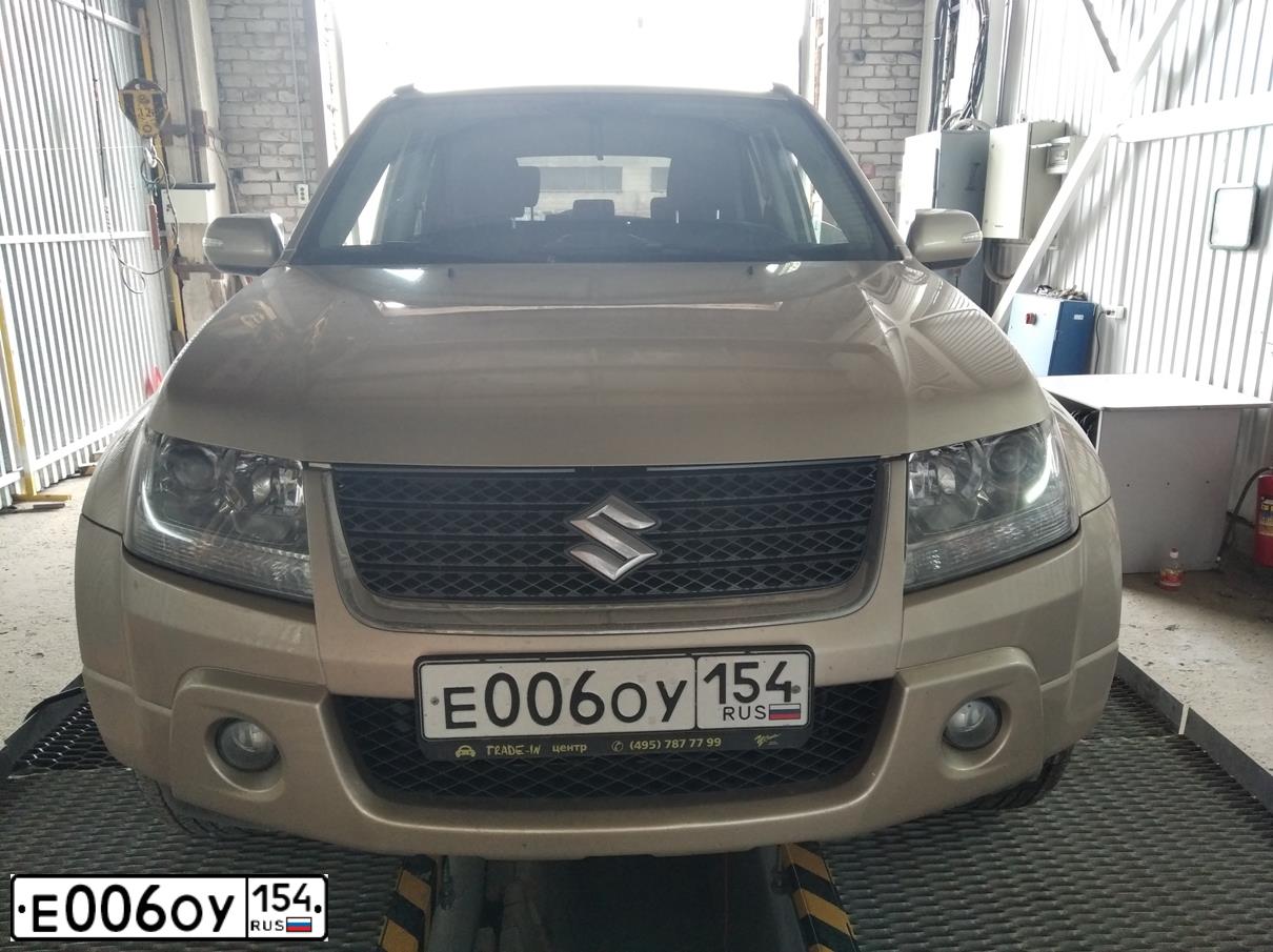 Фото автомобиля SUZUKI GRAND VITARA, 2008 — госномер А607КМ152. Цвет: БЕЖЕВЫЙ
