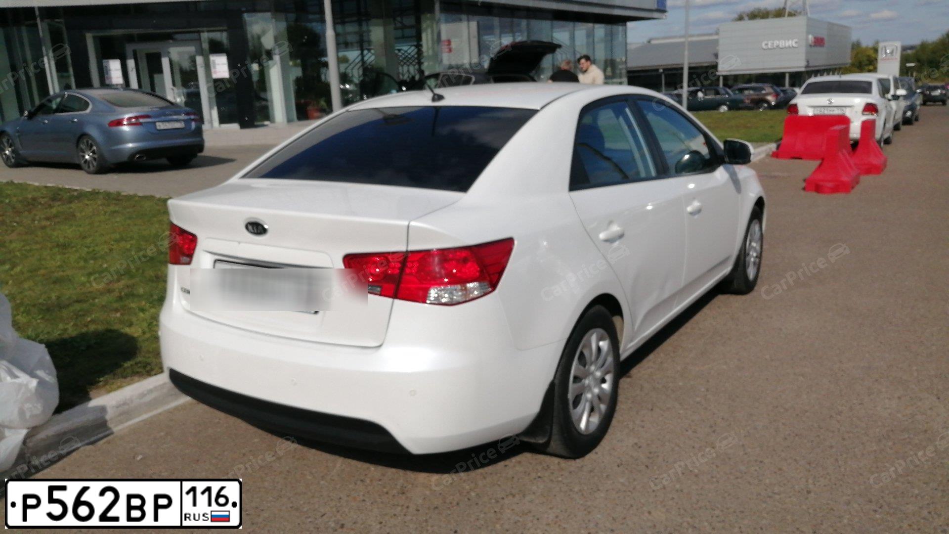 Фото автомобиля KIA CERATO, 2012 — госномер В508ХУ716. Цвет: Белый
