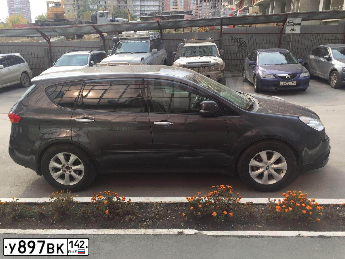 Фото автомобиля MAZDA 6, 2004 — госномер М758РТ154. Цвет: СИНИЙ