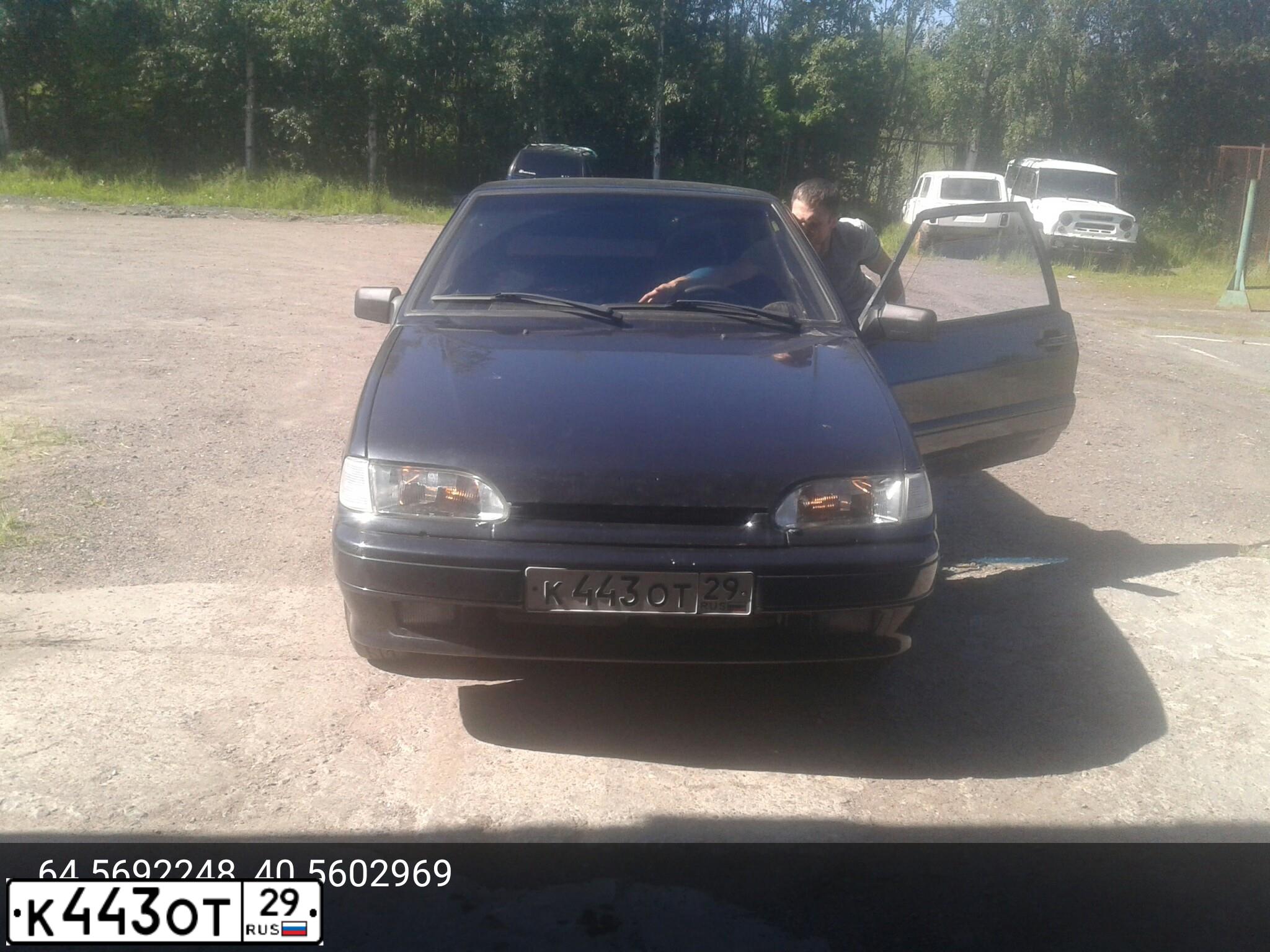 Фото автомобиля LADA 2113 SAMARA, 2005 — госномер О181СО29. Цвет: ЧЕРНЫЙ