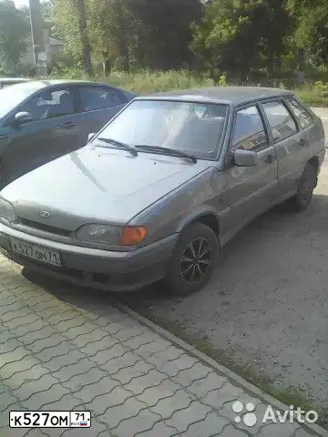 Фото автомобиля LADA 2114, 2007 — госномер О422ОУ71. Цвет: СЕРО-ЗЕЛЕНЫЙ