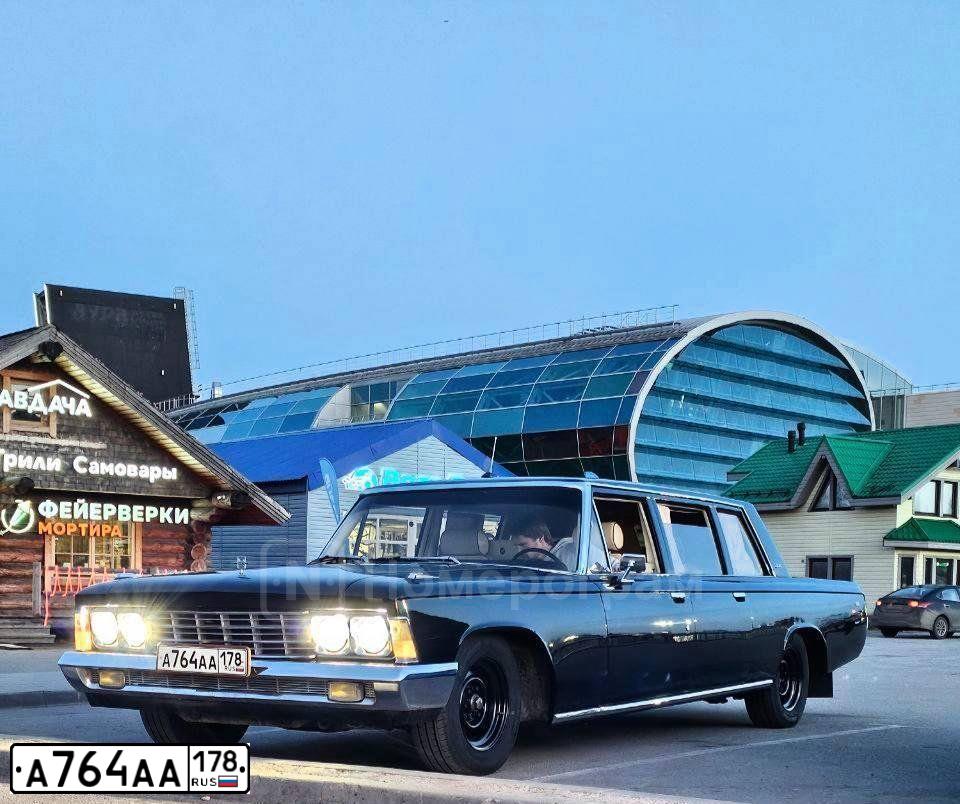 Фото автомобиля TOYOTA LANDCRUISER 200, 2008 — госномер А764АА178. Цвет: ЧЕРНЫЙ