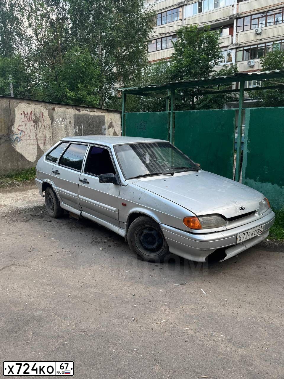 Фото автомобиля LADA 2107, 2006 — госномер Х724КО67. Цвет: ТЕМНО-ВИШНЕВЫЙ
