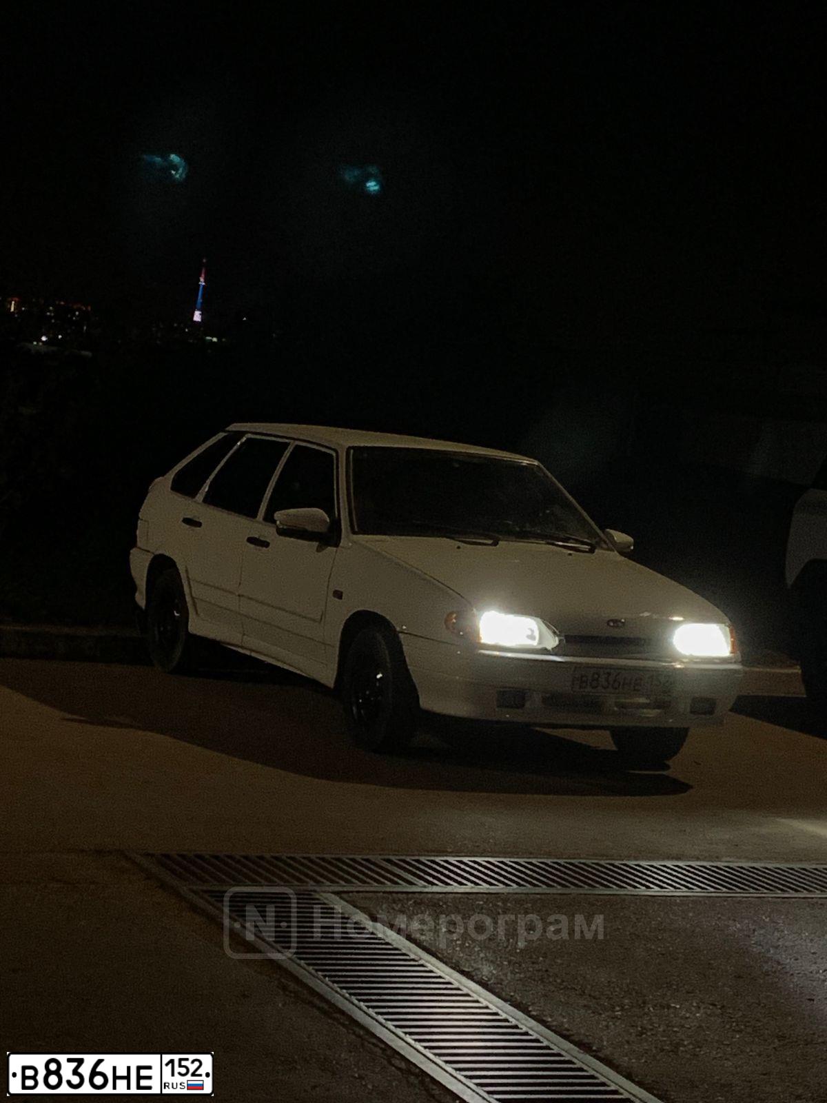 Фото автомобиля LADA 2114 SAMARA, 2010 — госномер А066ОО252. Цвет: Белый