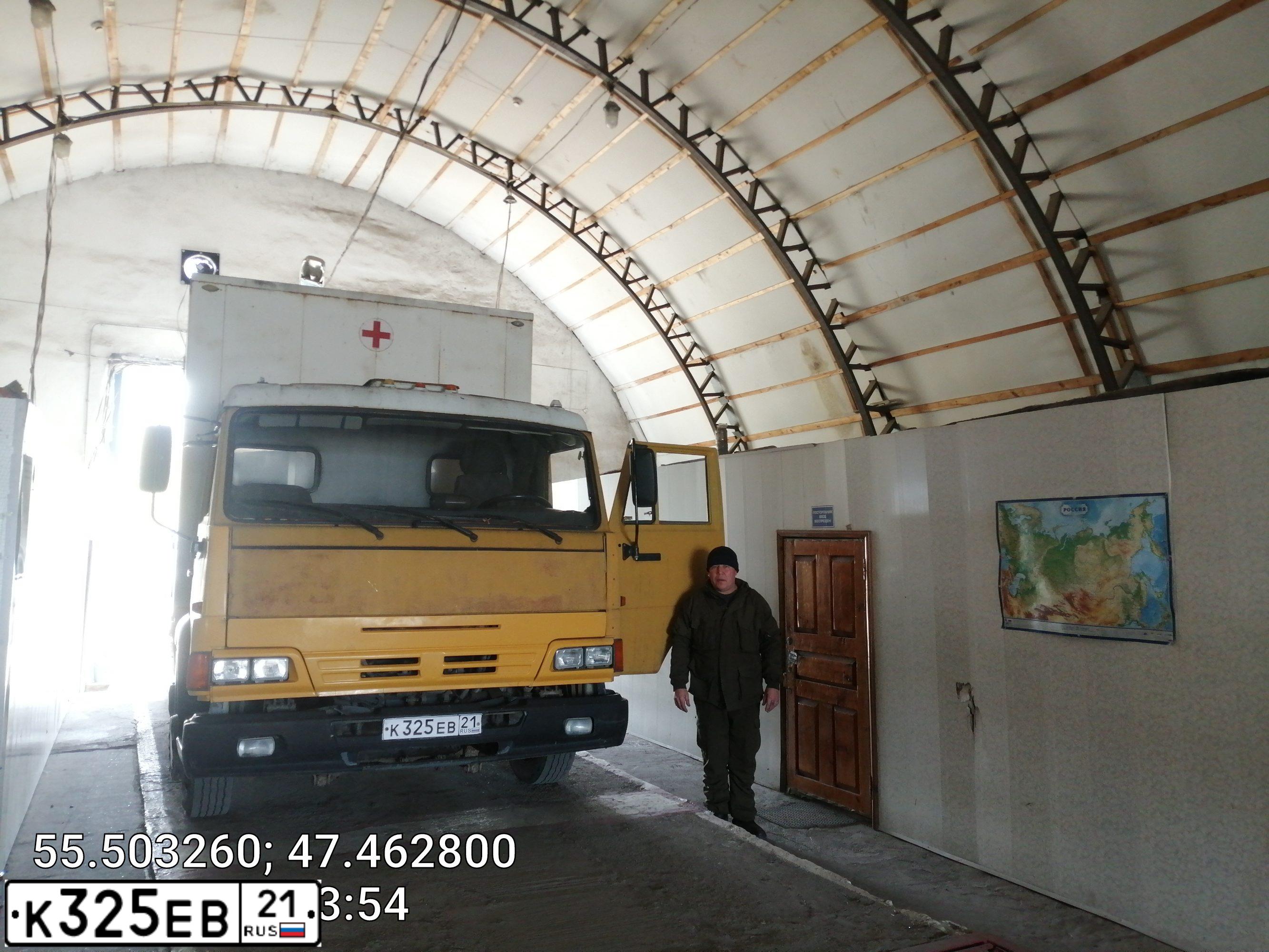 Фото автомобиля KAMAZ 4308 /4X2/, 2007 — госномер К325ЕВ21. Цвет: СВЕТЛО-ДЫМЧАТЫЙ