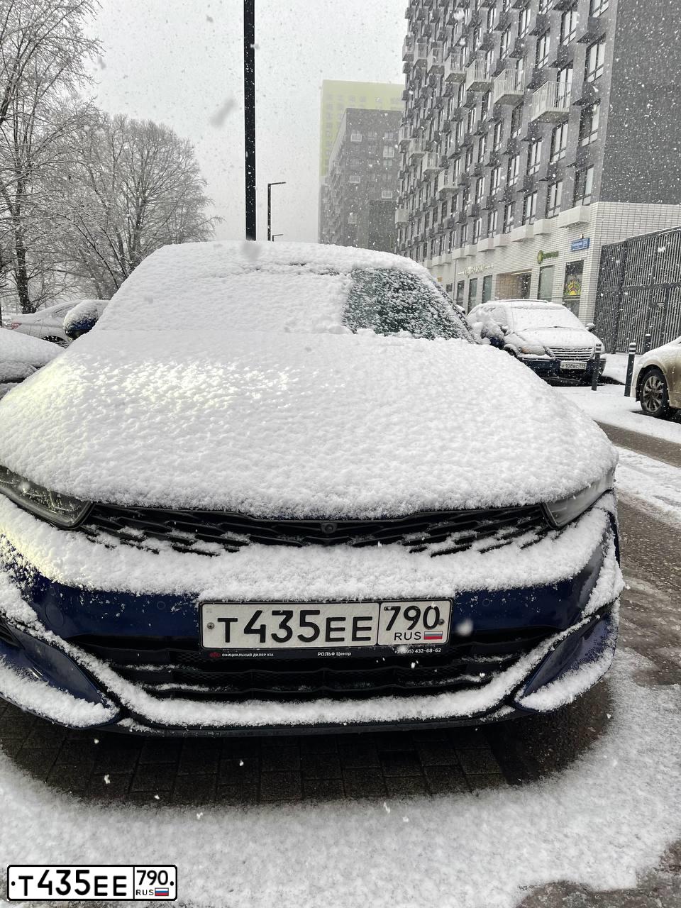 Фото автомобиля KIA K5, 2020 — госномер Т435ЕЕ790. Цвет: синий