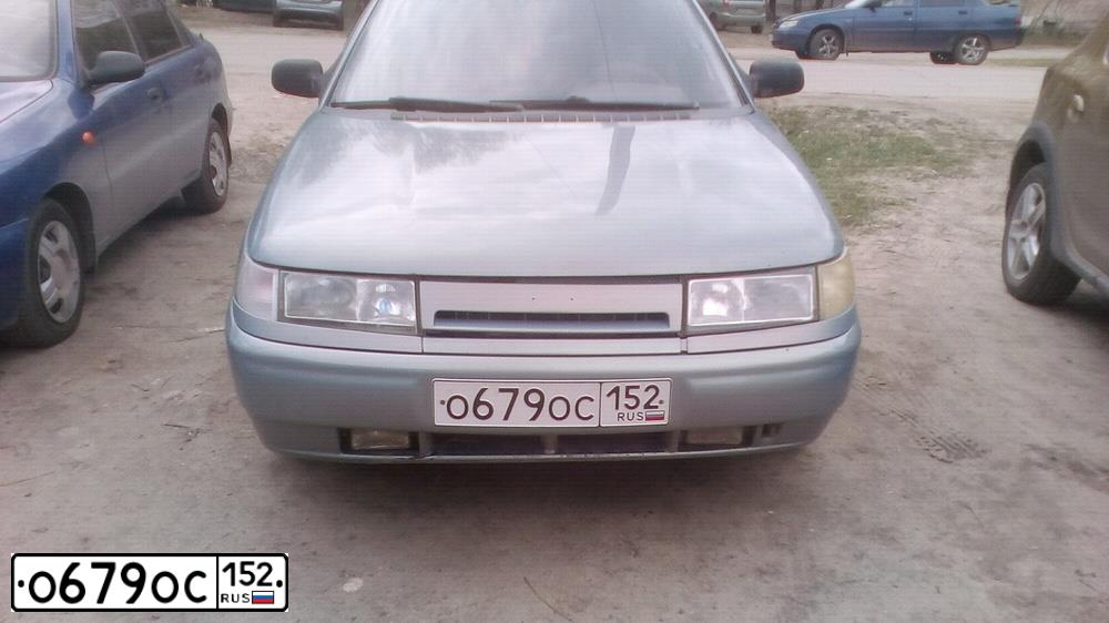 Фото автомобиля LADA 2110, 2002 — госномер О679ОС152. Цвет: ЧЕРНЫЙ