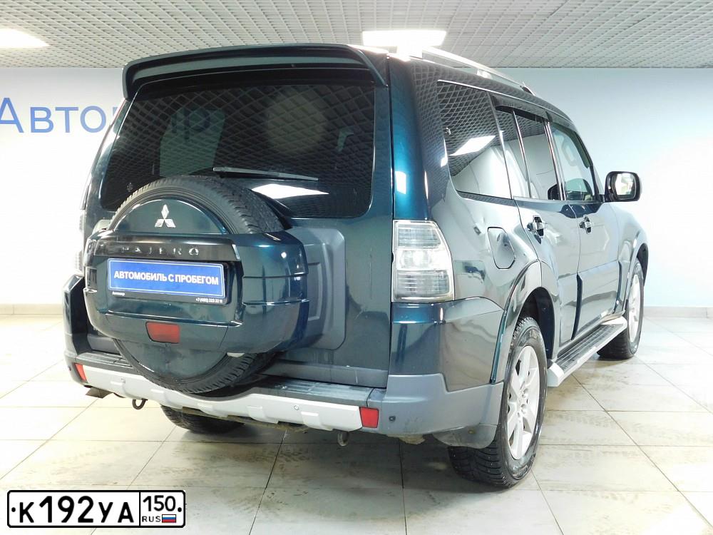 Фото автомобиля MITSUBISHI PAJERO, 2008 — госномер О285КО71. Цвет: ЗЕЛЕНЫЙ