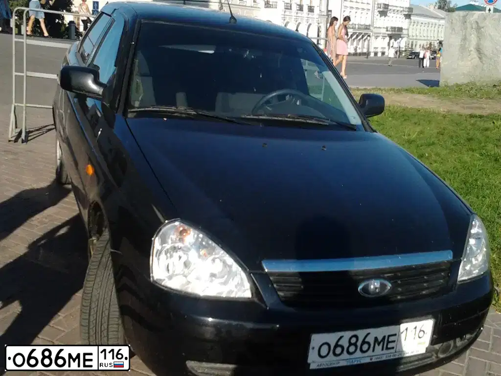 Фото автомобиля LADA 2170 PRIORA, 2011 — госномер Х228ХВ161. Цвет: Сине-Черный