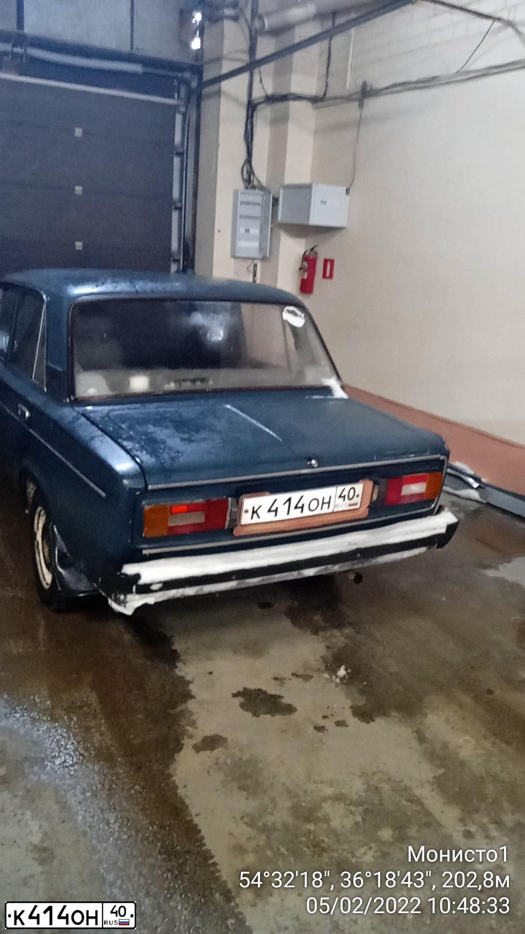 Фото автомобиля LADA 2106, 1983 — госномер К414ОН40. Цвет: Темно-зеленый