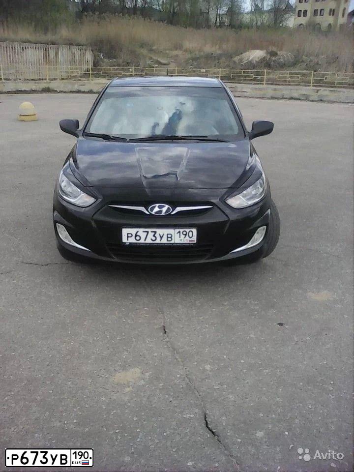 Фото автомобиля HYUNDAI SOLARIS, 2012 — госномер Р245ХА12