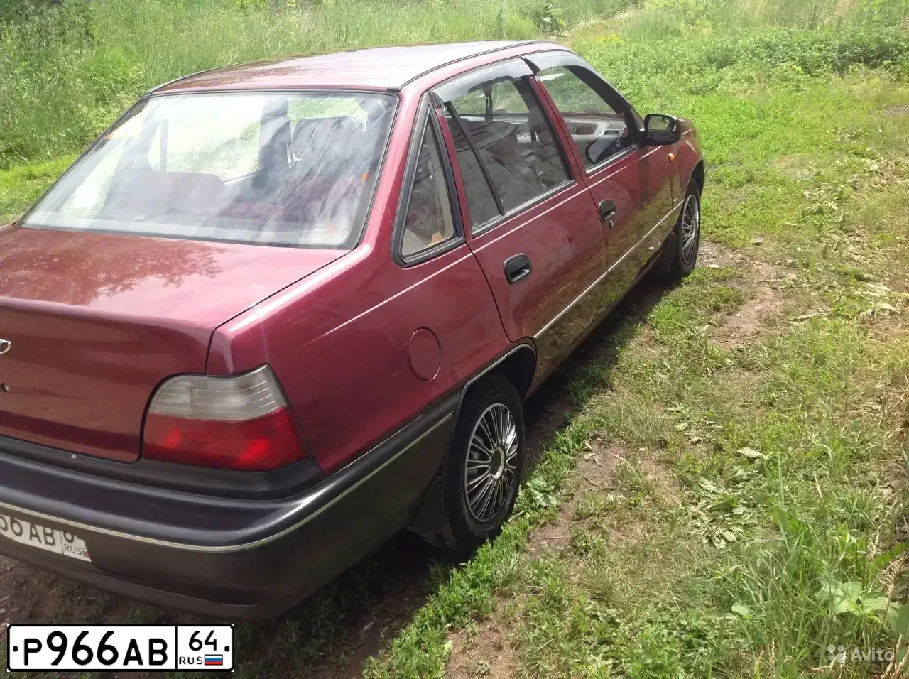 Фото автомобиля DAEWOO NEXIA, 2001 — госномер К355УВ123. Цвет: ПЕРЛАМУТРОВ-КРАСНЫЙ