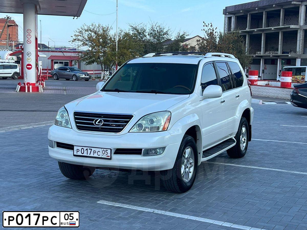 Фото автомобиля LEXUS GX470, 2004 — госномер М158ЕС193. Цвет: Белый