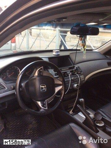 Фото автомобиля HONDA ACCORD, 2008 — госномер Т656УР178. Цвет: ЧЕРНЫЙ