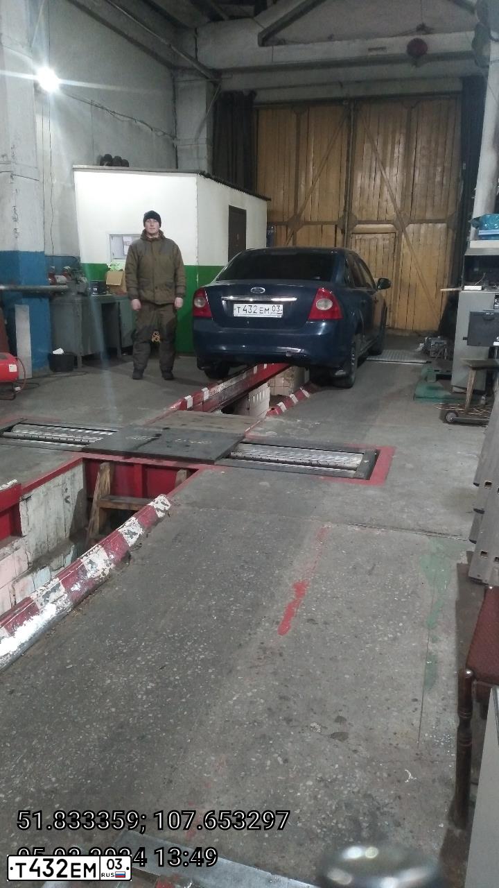 Фото автомобиля FORD FOCUS, 2008 — госномер Т432ЕМ03. Цвет: ТЕМНО-СИНИЙ