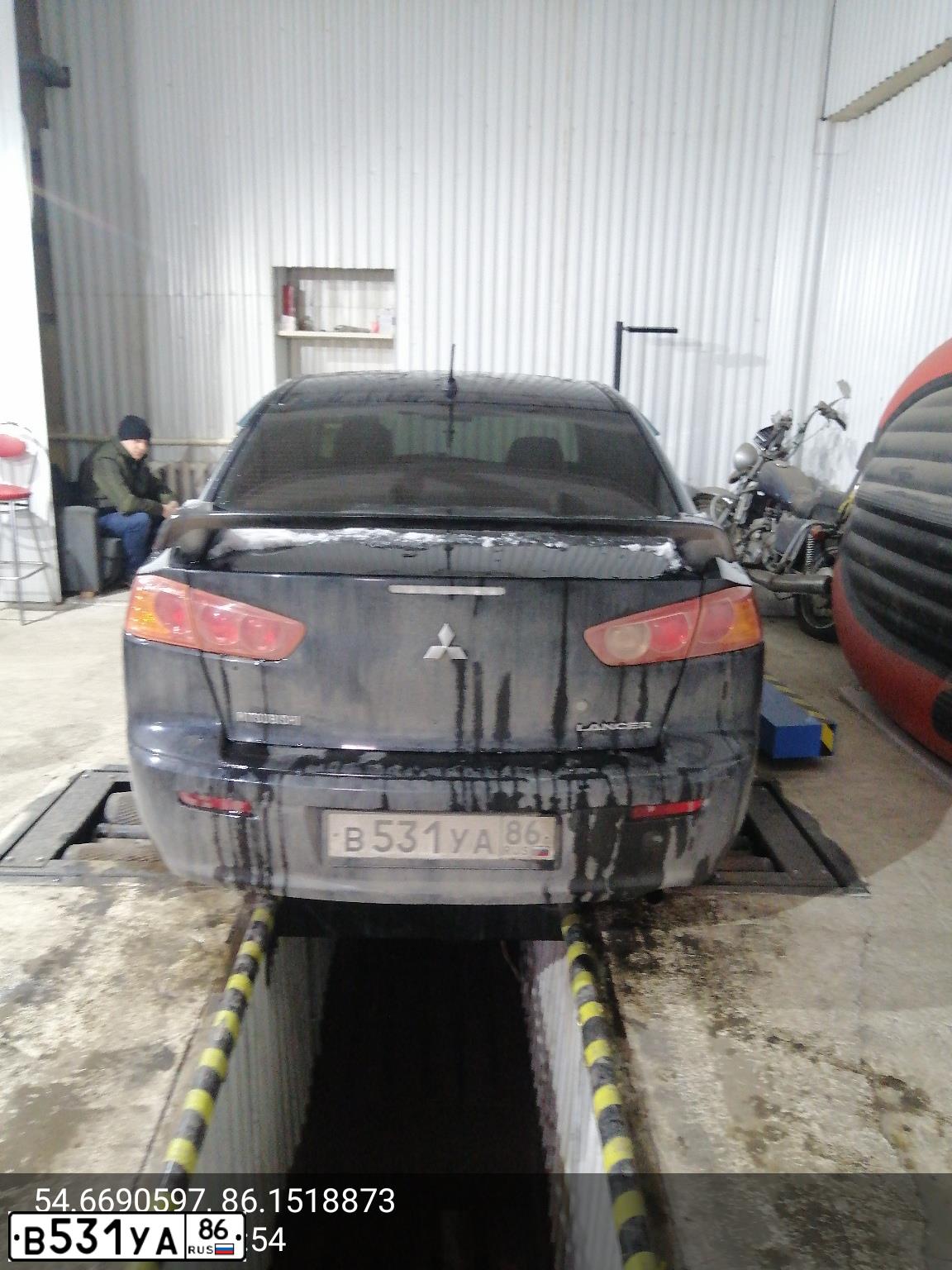 Фото автомобиля MITSUBISHI LANCER, 2009 — госномер У063НО142