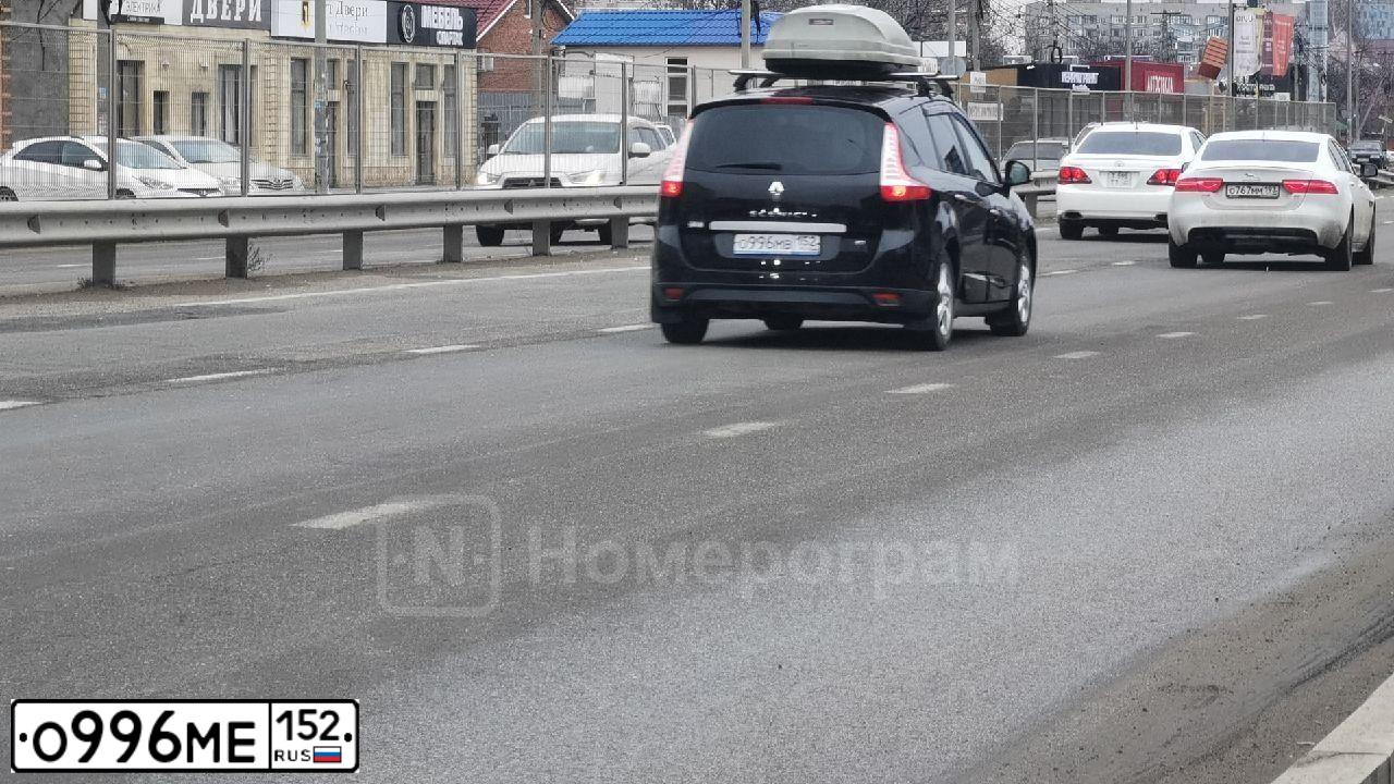 Фото автомобиля NISSAN TERRANO, 2014 — госномер О996МЕ152. Цвет: ЧЕРНЫЙ