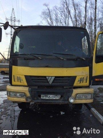 Фото автомобиля FOTON FOTONAUMAN, 2007 — госномер К718ОР95. Цвет: ЖЁЛТЫЙ