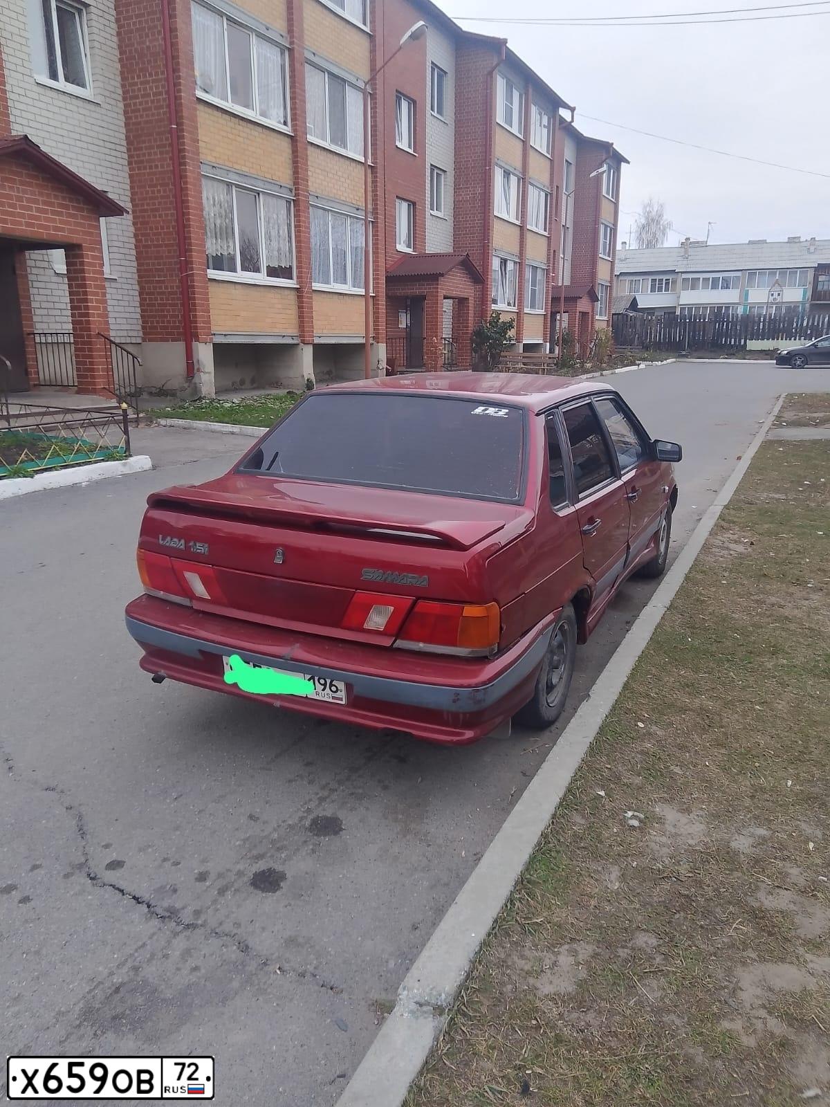 Фото автомобиля LADA 2115 SAMARA, 2001 — госномер Х659ОВ72. Цвет: КРАСНЫЙ