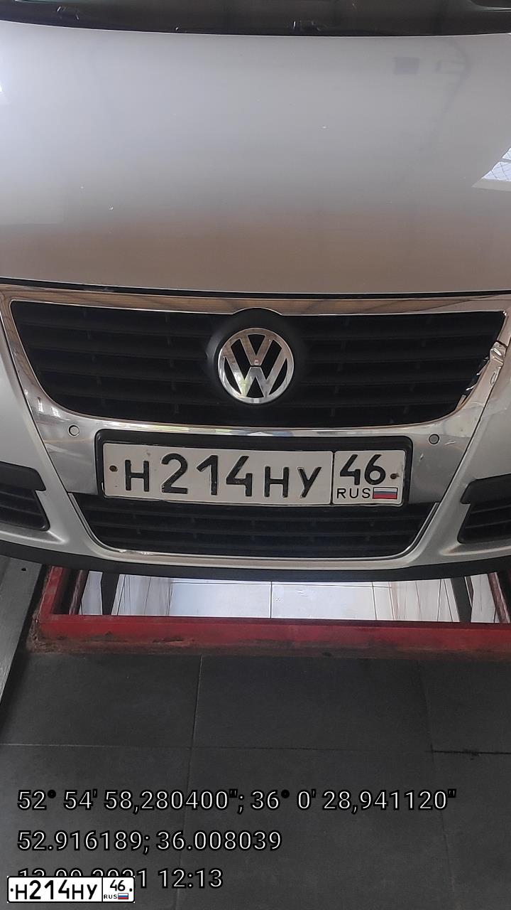 Фото автомобиля VOLKSWAGEN PASSAT, 2008 — госномер Р088МА48