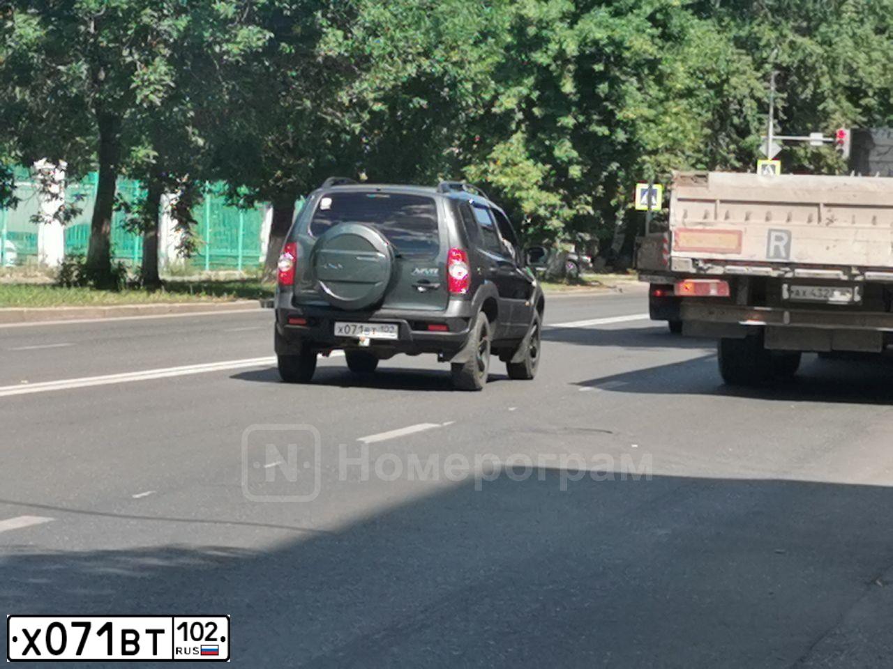 Фото автомобиля LADA GRANTA 219440, 2021 — госномер Х071ВТ102. Цвет: СЕРЫЙ