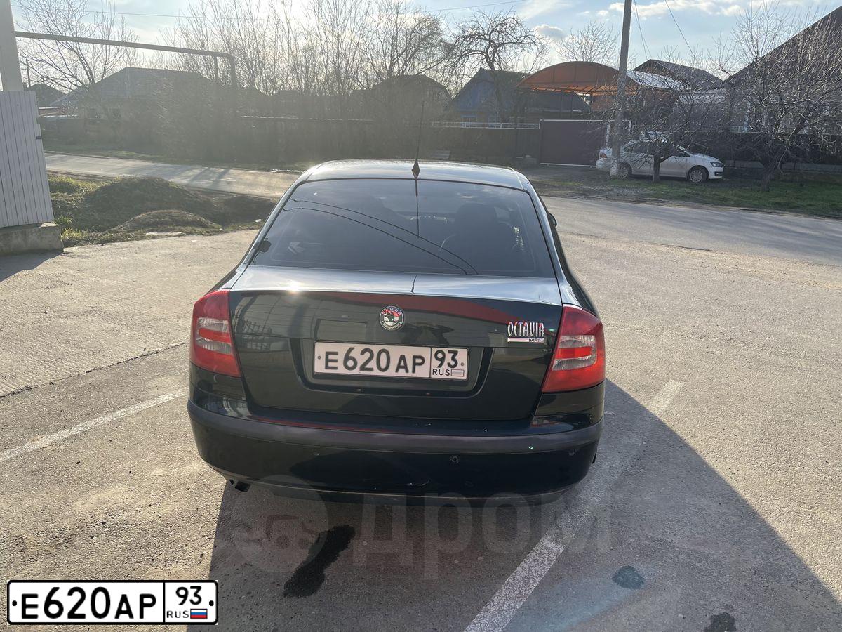 Фото автомобиля SKODA OCTAVIA, 2006 — госномер Е620АР93. Цвет: ЧЕРНЫЙ