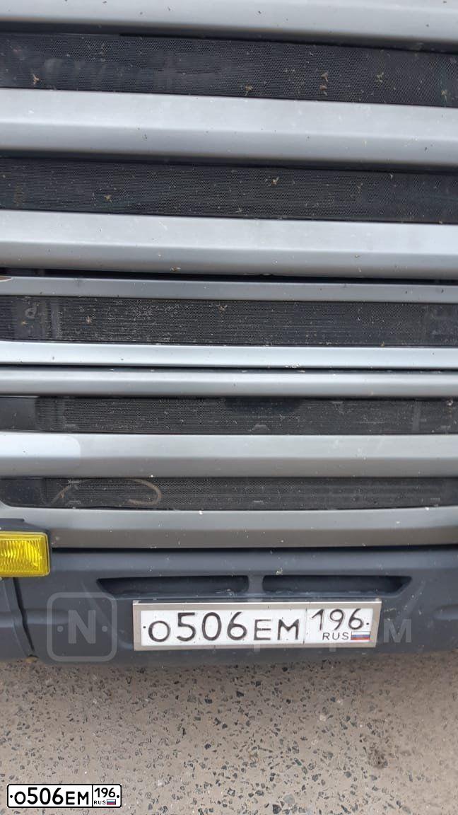 Фото автомобиля SCANIA SERIE R /4X2/, 2009 — госномер О506ЕМ196. Цвет: Белый