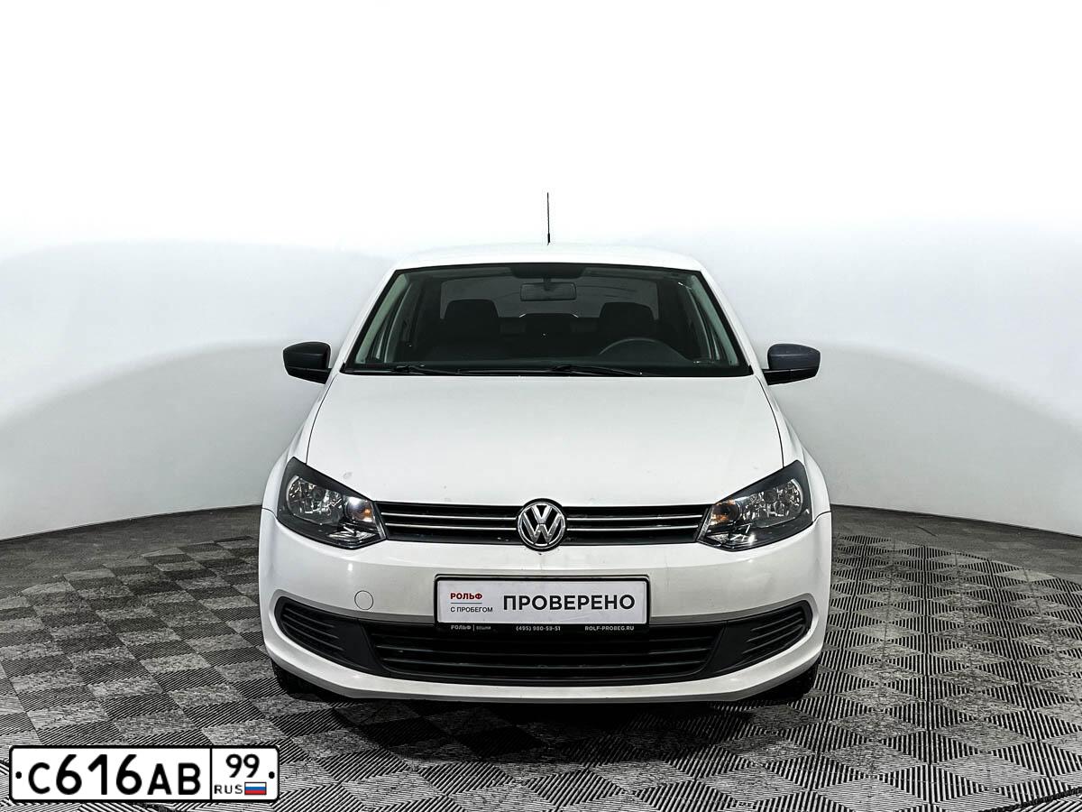 Фото автомобиля VOLKSWAGEN POLO, 2012 — госномер С616АВ99. Цвет: Белый